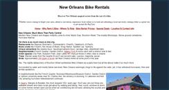 Desktop Screenshot of new-orleans-bike-rentals.com